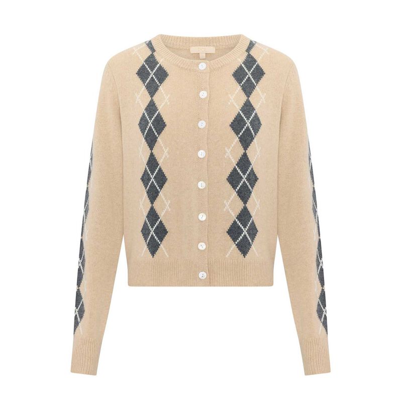 POL Loren Argyle Cardigan image number 1